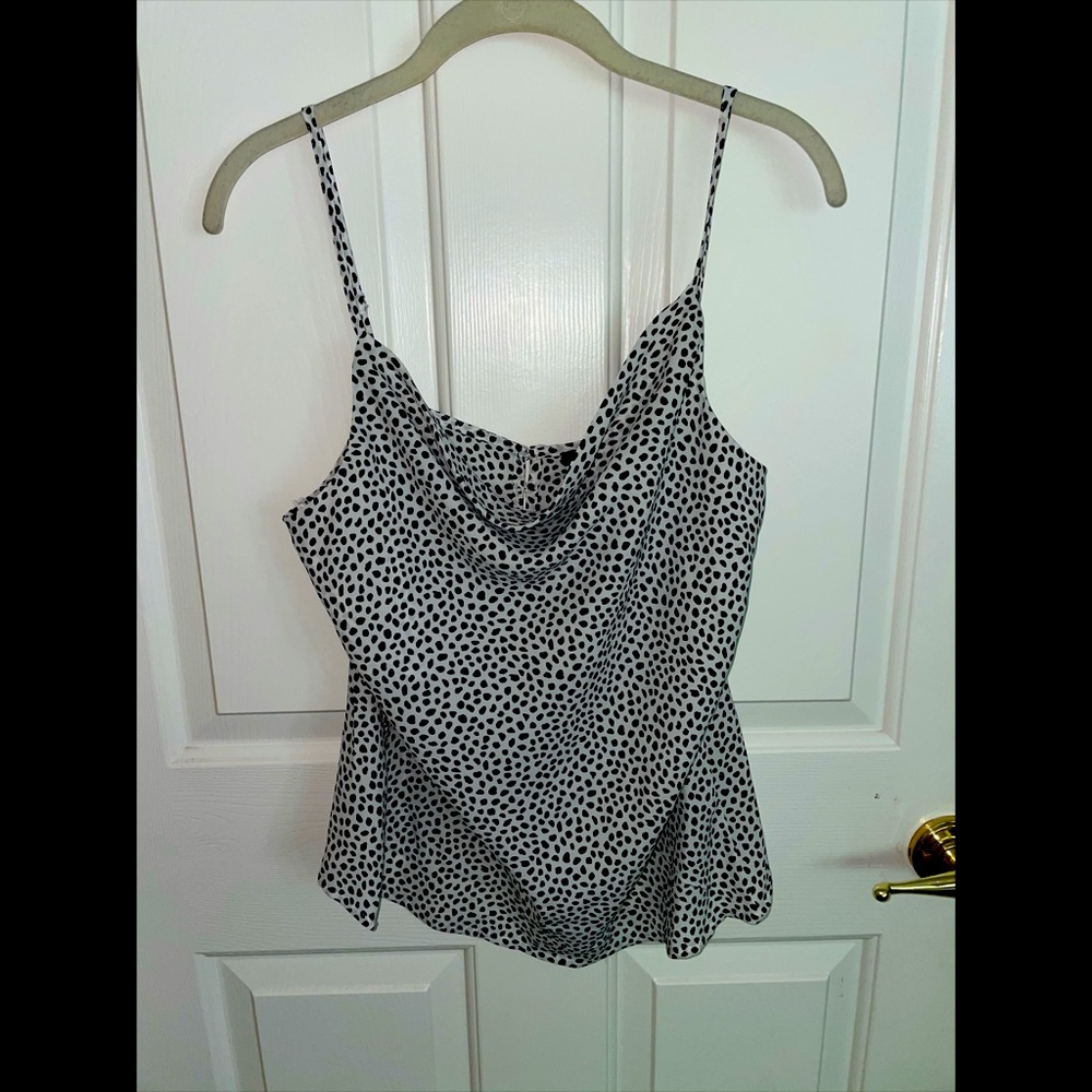 NWT spotted blouse